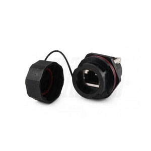 Presa RJ45 da Pannello IP67 FTP Cat.5e  Impermeabile Angolare