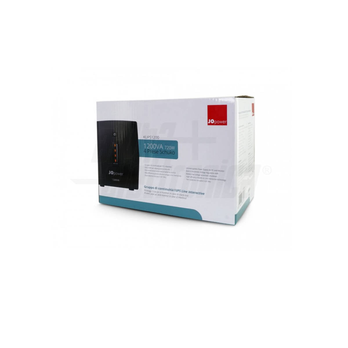 Gruppo di continuità UPS 1200VA - 7200W - Line Interactive - 4 Prese Schuko