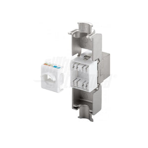 Presa RJ45 Living Now CAT.6A Compatibile Bticino UTP, Nero
