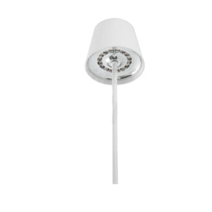 Lampada Led Ricaricabile da Tavolo Bianca Touch Dimmerabile Esterno Interno IP54 2700K