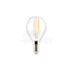 Lampada a filamento led E14 4.5W trasparente tutta vetro luce calda 2700K