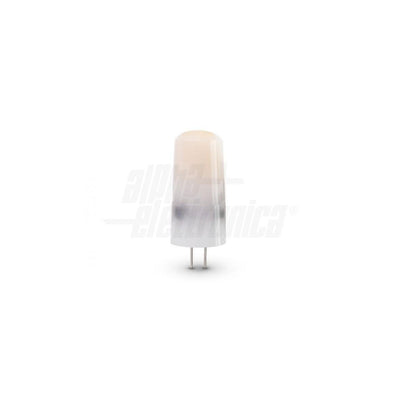 Lampada bispina 12V led dimmerabile G4 3W luce calda 2800K cilindrica silicone