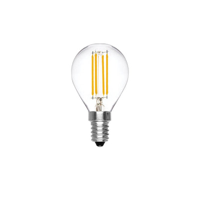Lampadina Led a Filamento E14 6W 700 Lumen Sfera Trasparente 2700K