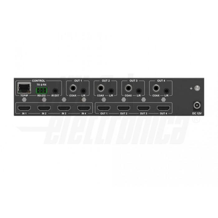 Matrice hdmi 2.0 4 ingressi 4 uscite 4K 60hz 18 Gbps HDCP 2.2 compatibile HDR ACR EDID IR remoto - Oniroview