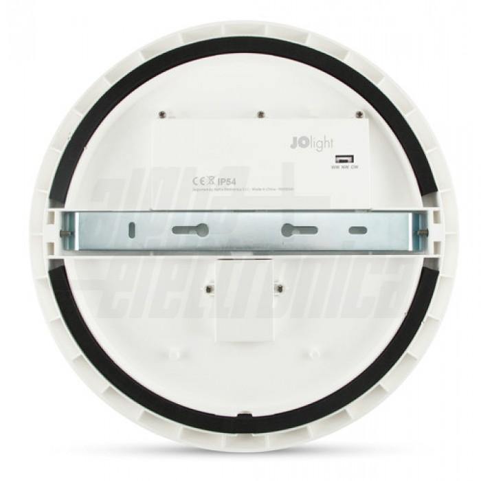 Plafoniera rotonda da parete Led 21W IP65 esterno-interno diametro 300mm luce naturale