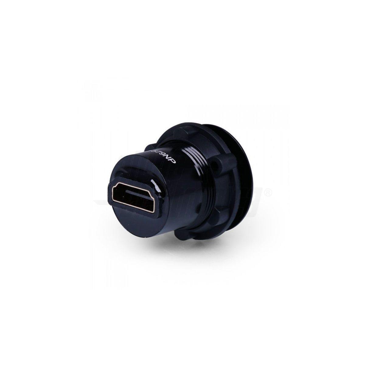 Presa HDMI da pannello giunzione femmina femmina IP65 impermeabile, colore nero - Oniroview