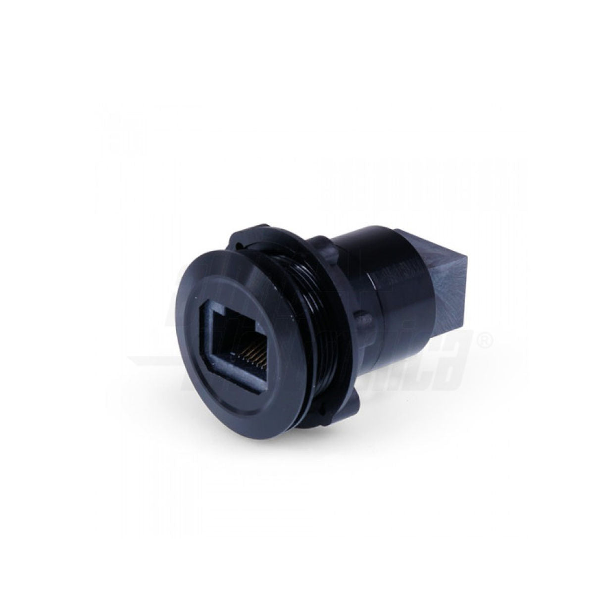 Presa RJ45 da pannello giunzione femmina femmina IP65 impermeabile, colore nero