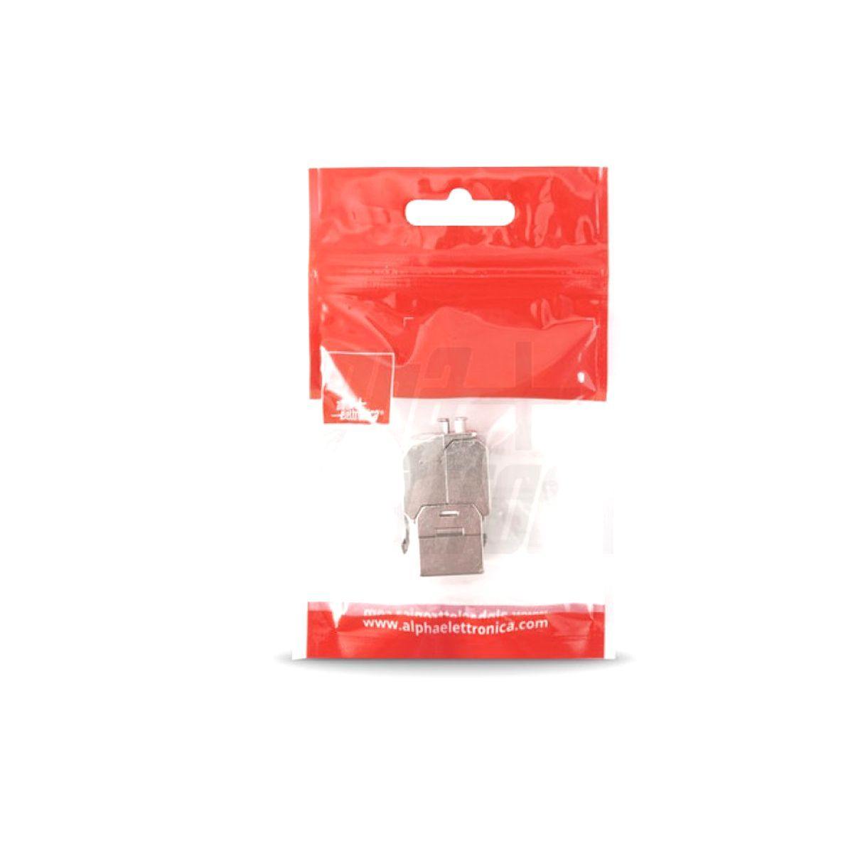 Presa RJ45 frutto keystone metallo cat.6a ftp schermata connessione senza utensile tool-less - Oniroview