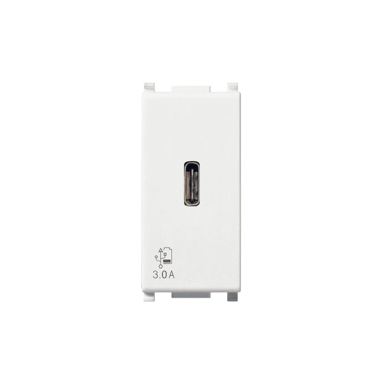 Presa USB Vimar Plana C 5V 3A 18W Compatibile Plana 14298 1 Modulo, Bianco
