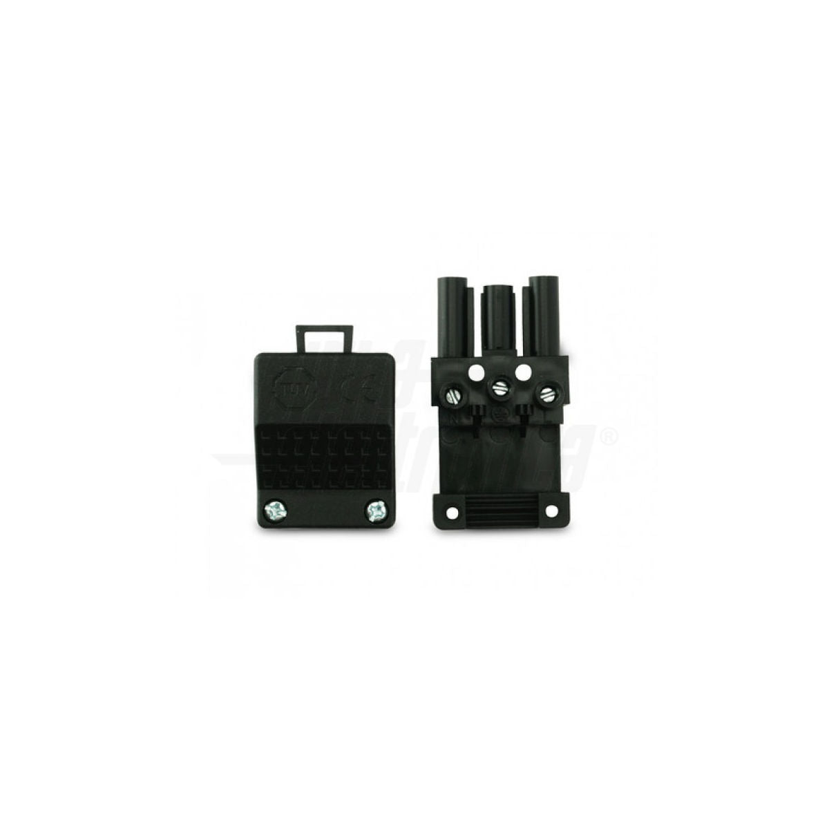 Prese Mazzeri alimentazione volante anti estrazione 16A 500V - 3 poli con pressacavo IP20