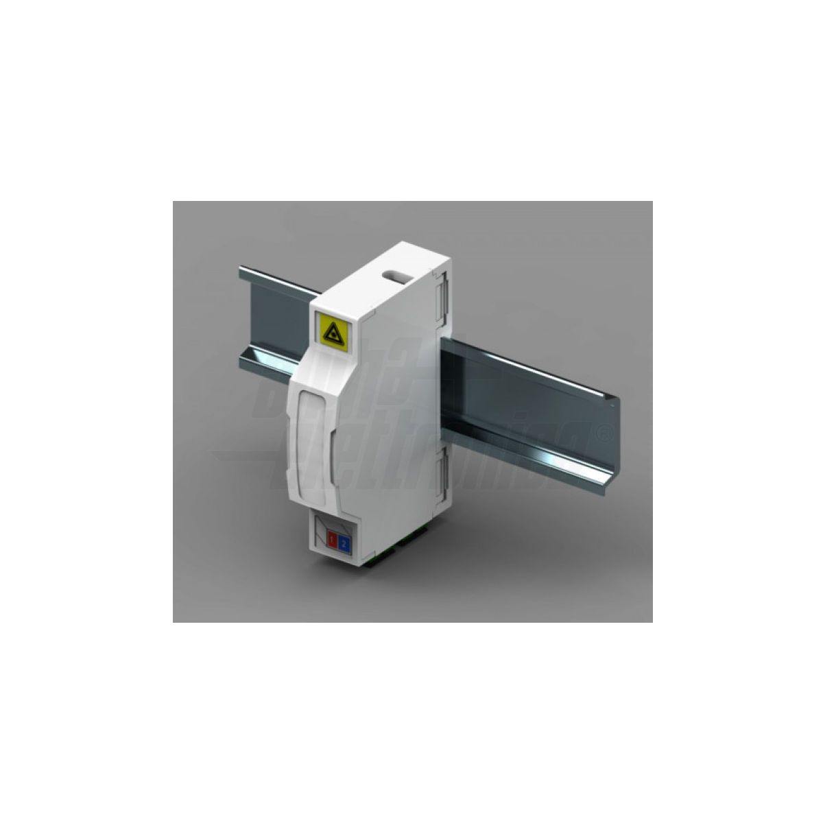 Scatola di Terminazione Ottica per Appartamento - 2 porte - Barra Din