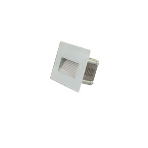 Segnapasso Led 503 Esterno 4W Faretto Asimmetrico Frontale Vetro 4000K IP65 230V