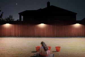 Applique Solare da Esterno Led IP65 6W Parete con Sensore Crepuscolare e Pir Luce Calda