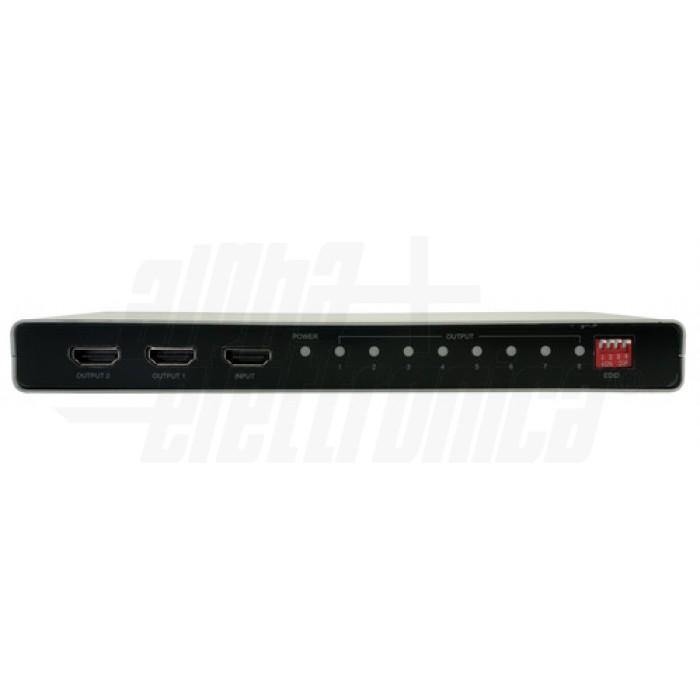 Splitter hdmi 8 uscite compatibile HDR Sky Q 4K 60hz smart edid con scaler
