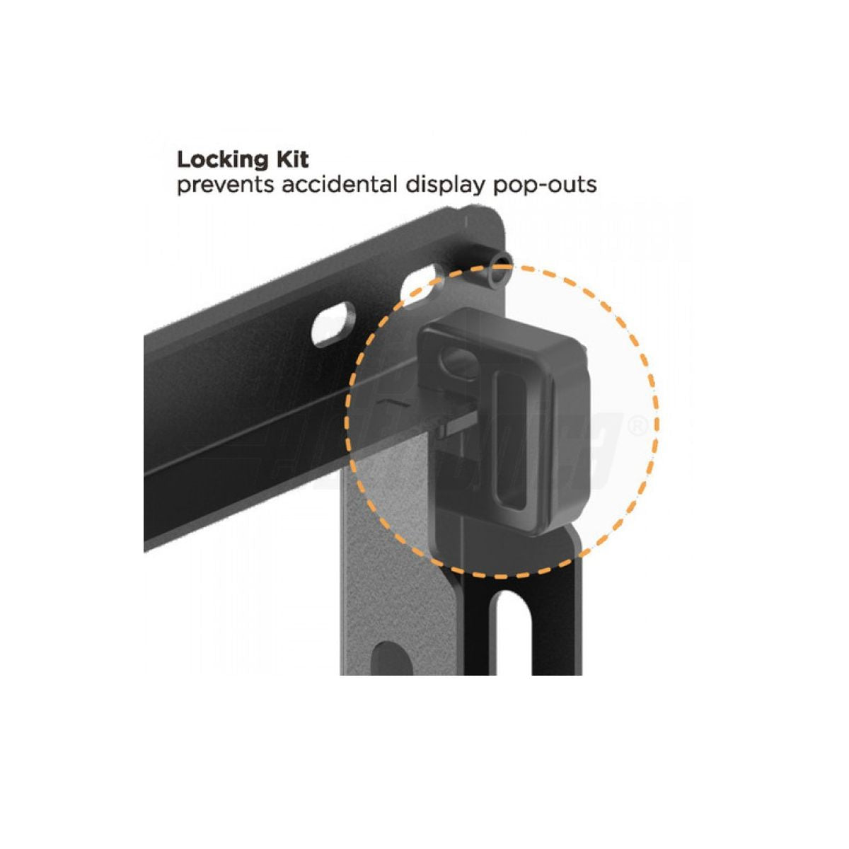 Staffa VideoWall Estensibile per Monitor 45 - 70 Pollici 70kg Vesa 600x400
