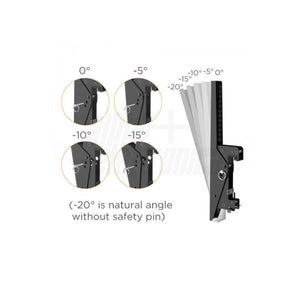 Supporto Triplo Monitor da Parete Ultra Slim 45 - 50 Pollici Portata 150kg Vesa 600x400