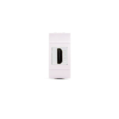 Presa HDMI Bticino Light N4284 Compatibile Giunzione Femmina 1 Modulo, Bianco